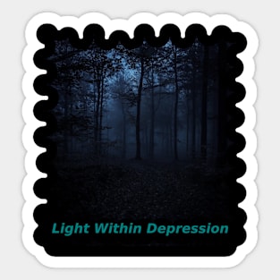 Light Within Depression Sticker